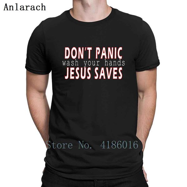

panic at the_costco_dont panic jesus saves kawaii euro size 5xl costume breathable printed summer gift sport sweatshirt hoodie t shirt