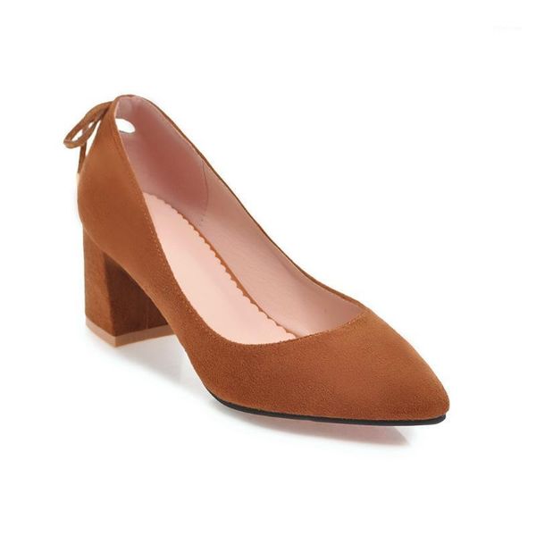 

dress shoes the spring of 2021 after pointed mouth shallow thick with high to set foot bowknot joker 33 1831-45 women's shoes1, Black