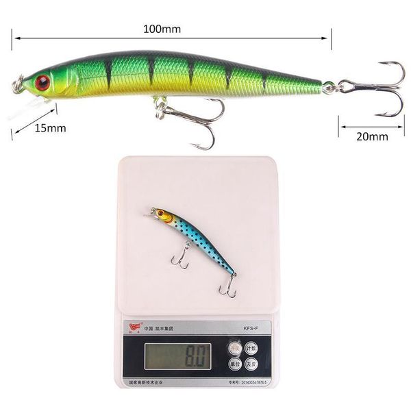 

1pcs 8.2g 10cm hard bait minnow fishing lures bass trolling artificial hard bait crankbait carp fishin jllvzc