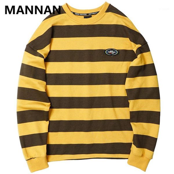 

mannan striped pullover sweatshirts hoodies 2019 men harajuku hip hop hipster casual sweatshirt fashion male streetwear1, White;black