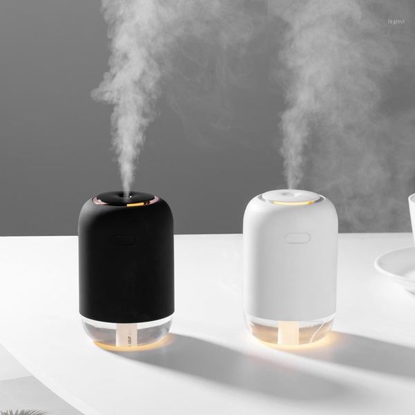 

humidifiers eloole mini portable humidifier spray diffuser for home car room office humidification ultra-silent with night light heavy fog1