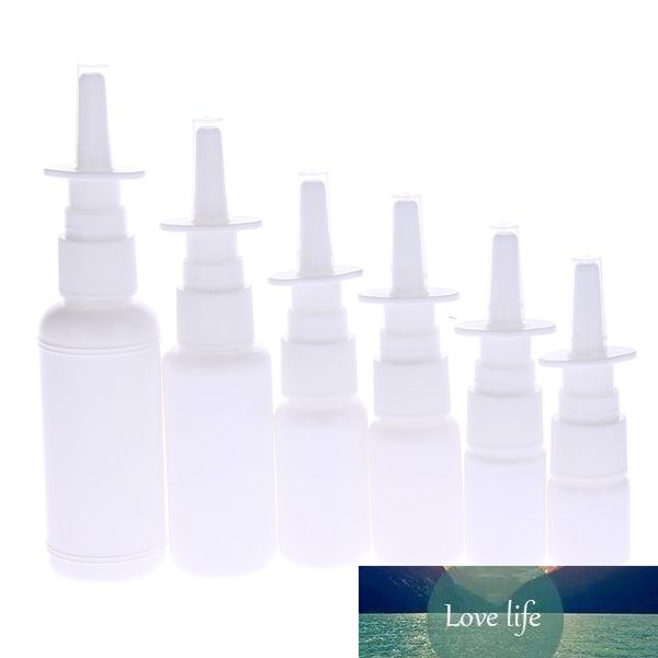 1 PC 10 ml 30 ml 50 m vuoto bianco plastica flaconi spray nasali pompa spray mist naso flacone spray per imballaggio medico