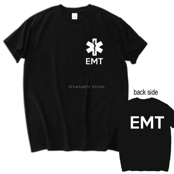 

men's t shirt o-neck emt paramedic emergency medical services front & back men's tee-shirts sbz5005 sport hooded sweatshirt hoodie