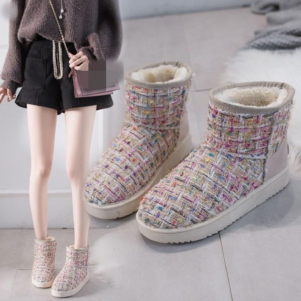 

round toe lady boots boots-women shoes winter footwear flat heel ankle booties women australia luxury designer low, Black