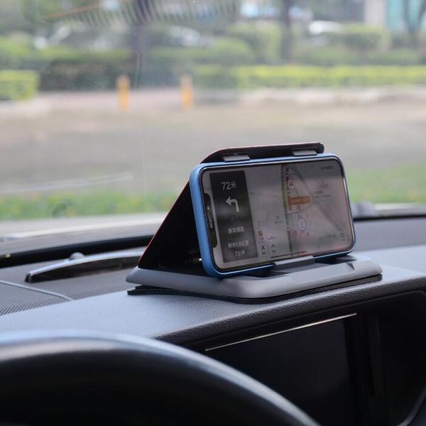 Dashboard Telefon Tutucu Ayarlanabilir Dağı Telefonlar Için Araba Hücresinde Cep Telefonları Standı GPS Braketi Kaymaz Silikon Mat