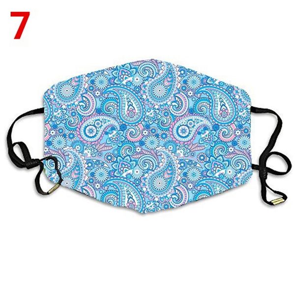 

2021 последний рот взрослых анти multicolor face dust mask print cotton dust-proof маски угольный фильтр моющийся многоразовый ткань mascari