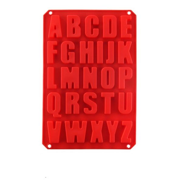 

red rectangle silicone mold alphabet diy cake decor supplies molds chocolate cookies kitchen mould ice make 9 42xt g2