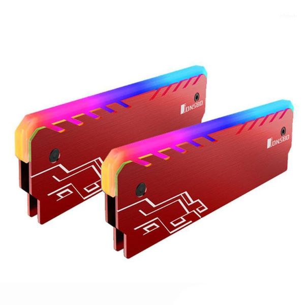 

rgb ram heatsink ddr ddr3 ddr4 memory cooling heat spreader cooler for deskpc computer gaming overclocking1
