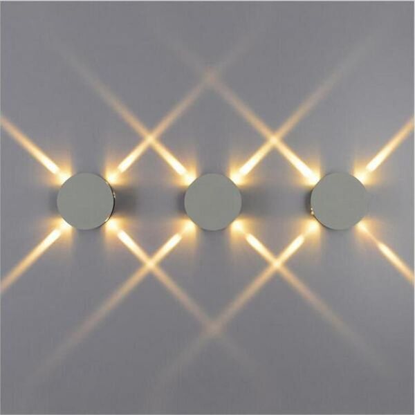 

wall lamp indoor 4w led lamps ac100v/220v aluminum decorate sconce bedroom lightindoor and decoration