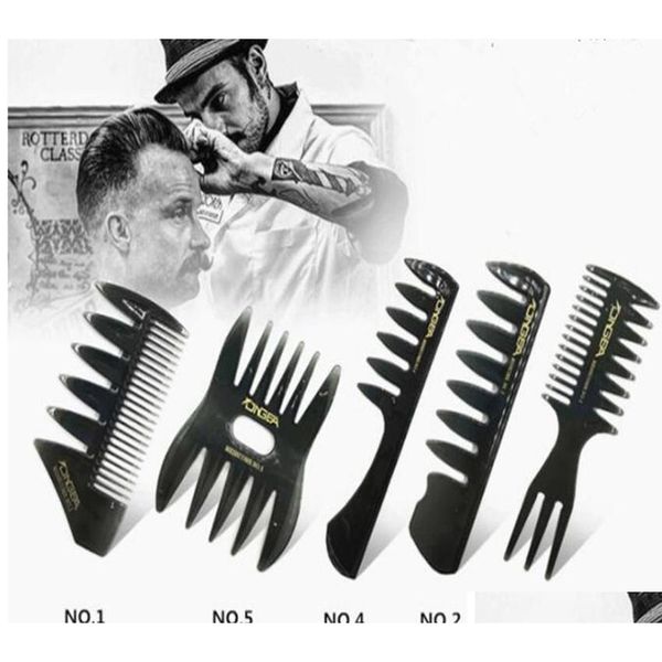 

1pcs double side wide tooth hair comb classic oil slick styling hair brush fish bone shape comb coloring tin qylpht lipper, Silver