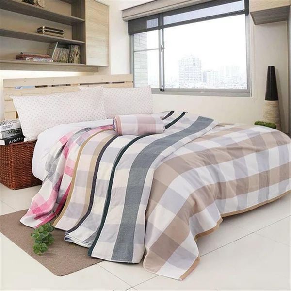 

3 layers cotton gauze blanket 100% cotton jacquard color 150x200 cm blanket 1 kg 2 pieces small wholeasle