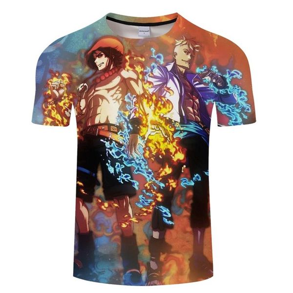 

luffy one piece 3d print shirts plus size hentai hippie men clothing