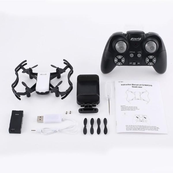 

f21g f21w 2.4g rc mini drone with 720p 30w hd wifi fpv camera 3d flips flow positioning gesture altitude hold headless mode new