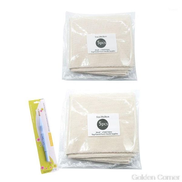 

5pcs monks cloth sewing punch needle diy embroidery needlework sewing tool for weaving rug s14 20 dropshipping1, Black
