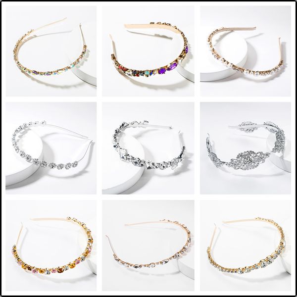 

pauli manfi 2019 новая мода дамы металла пояса геометрическая диапазона тонкие волос элегантные партии каждодневный головные уборы