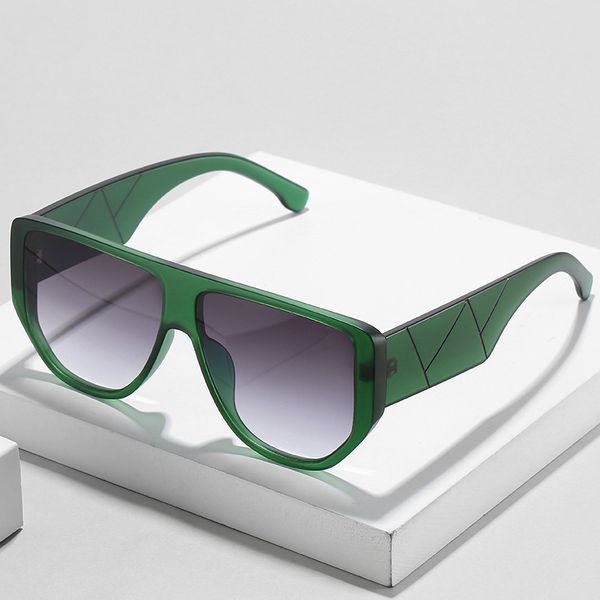 

2020 new style sunglasses women trendy polygonal irregular big frame sunglasses men ins fashion sunglasses, White;black