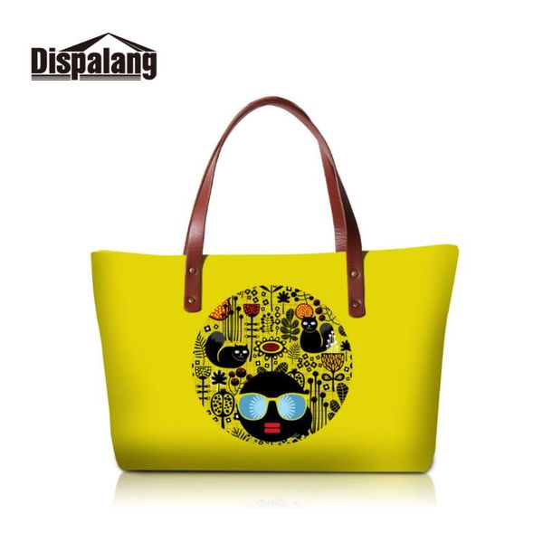 

dispalang women handbag cat casual tote cat striped messenger bag fashion vintage large shopping bag female big shoulder