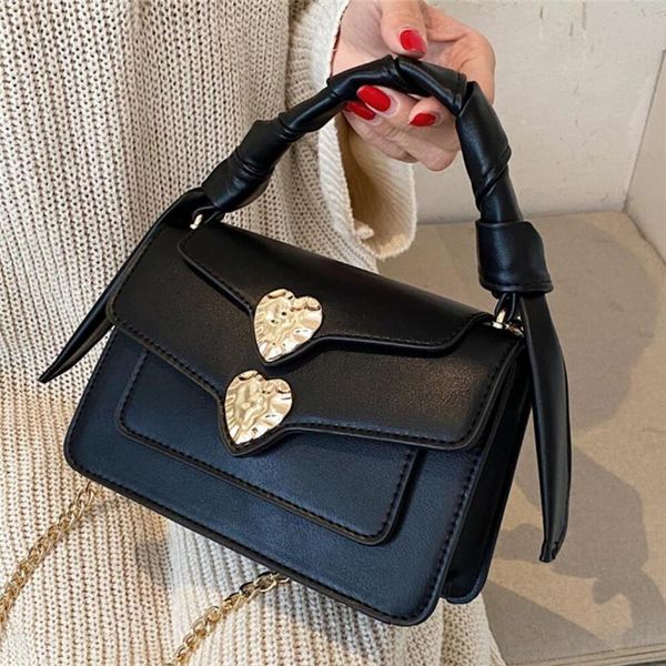 

elegant female small flap bag 2020 fashion new pu leather women's designer handbag chain shoulder messenger bag