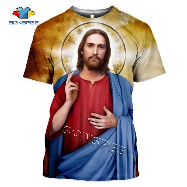 

summer homme clothing god cartoon men religion christ jesus 3d print shirts harajuku kawaii humor men clothing