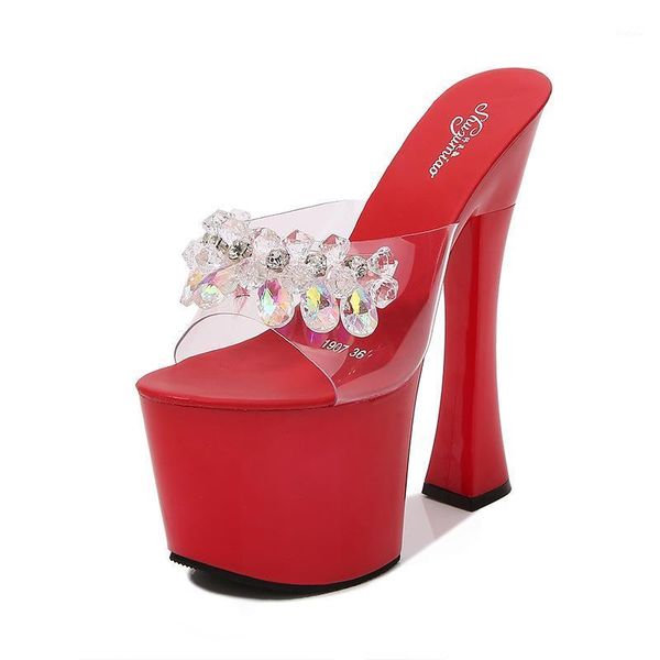 

women's shoes pu chunky heel platform sandals high heels party shoes us size 4-.5 no.10367-331, Black