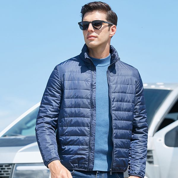 

2020 new down anti season trend light men's small cotton padded jacket winter coat, Black