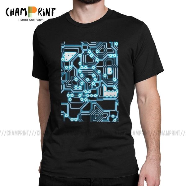 

electron glowing circuits board computer chip engineers developer geek novelty tees round neck hooded sweatshirt hoodie men t shirt