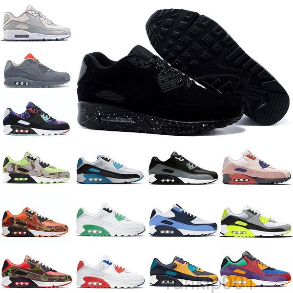 

wholesale fashion men sneakers shoes classic 90 men and women casual shoes sports trainer cushion surface breathable sports shoes 3ec8