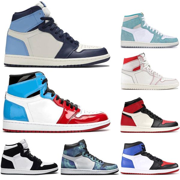 

2021 classics jumpman 1 1s men basketball shoes for women twist shattered backboard obsidian mocha mens trainers outdoor sports sneakers, White;red