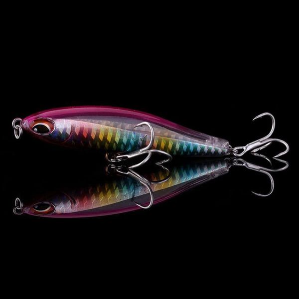

1pcs pencil lure 8cm 16.1g fishing lures hard baits minnow ice fish japan fishing tackle goods whopper swimbait wint qylaux