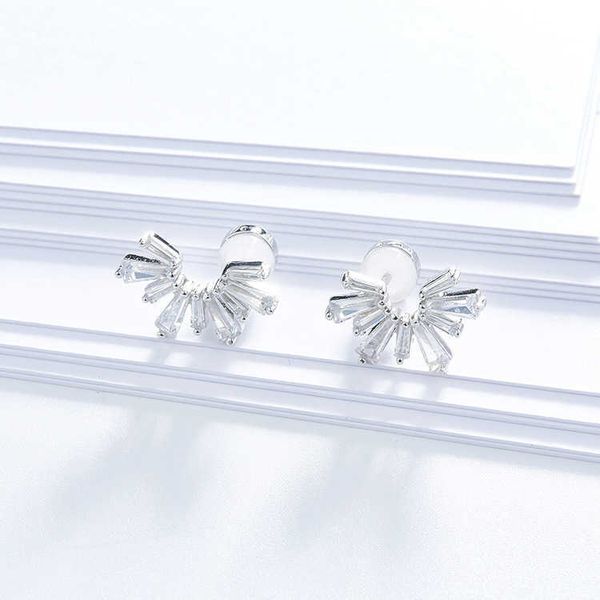 

hef jewelry original bingning earrings female minority design personalized simple earrings 925 sterling silver