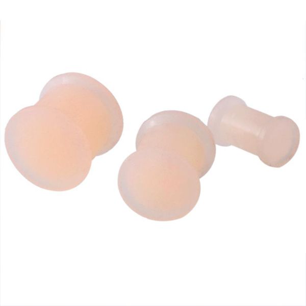 

3-30mm 2pcs sile ear plugs tunnels earring piercing flared flesh-color ear expander stretcher gauges for body piercing jewel q sqcbfh, Silver