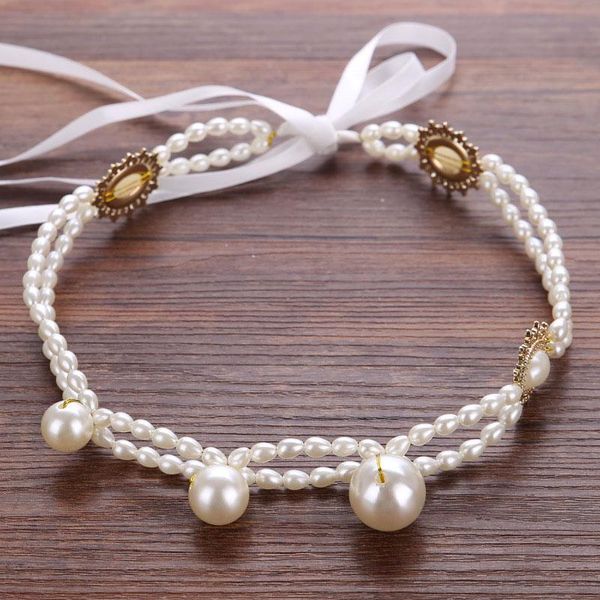 

hair clips & barrettes fashion european style pearl handmade bridal headband headwear wedding bride headpiece jewelry accessories bh, Golden;silver