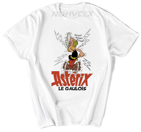 

asterix and obelix cartoon comic t shirt men shirt short sleeve cotton t-shirts sport hooded sweatshirt hoodie