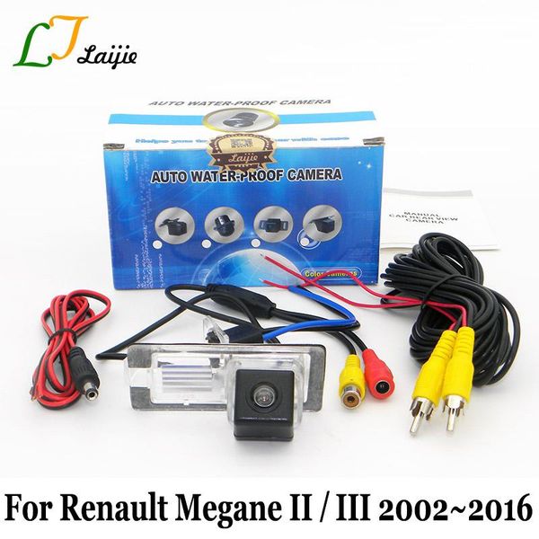 

car rear view camera for megane 2 3 ii iii 2002~2020 / hd ccd water proof wide lens angle auto reversing camera