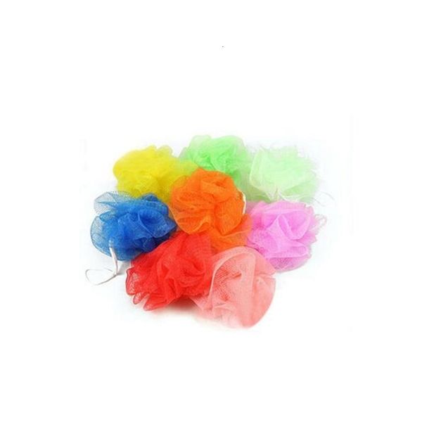 

10g mini shower body exfoliate puff mesh net ball bath sponge accessories random color dhl