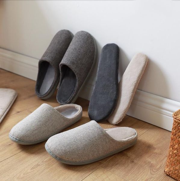 

winter furry slippers sandals mens home soft bottom non-slip white grey brown men slipper sandal shoes keep warm size 41-44 05