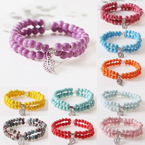 

цзиндэчжэнь браслет ручной работы двойного кольца цзиндэчжэнь керамические bead бисера браслет ручной работы из бисера двойного кольца керам, Golden;silver