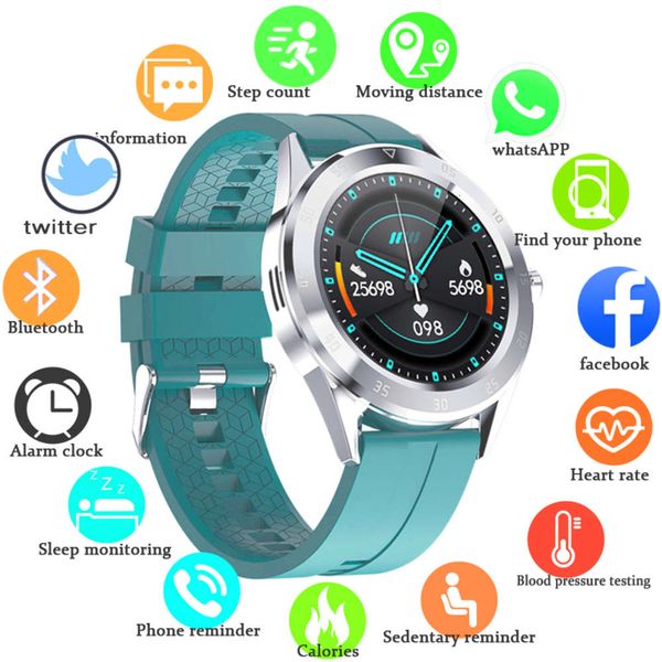 

smart with bluetooth, waterproof sports watch for huawei and mobile phon, 2021