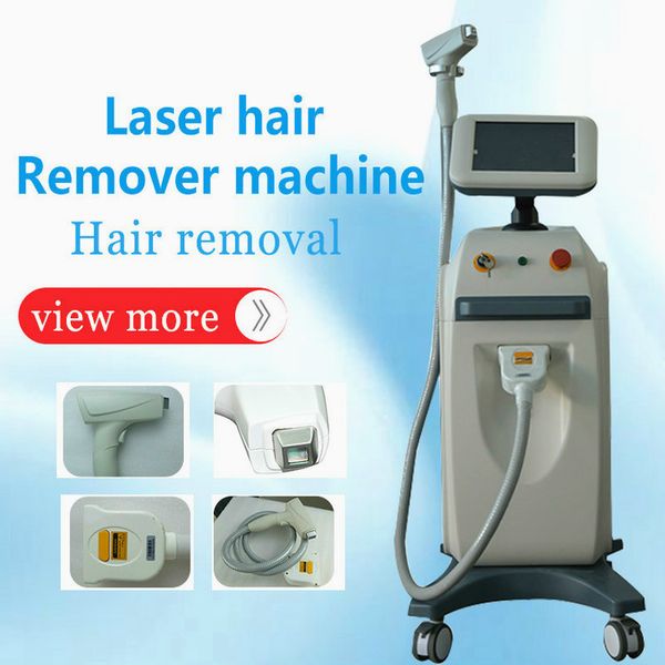 

2020 new 808nm diode laser hair removal machines alexandrite lazer epilation soprano laser diode hair removal 808 lightsheer machines, Black