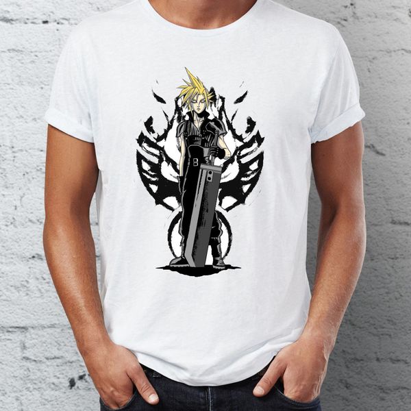

men's t shirt final fantasy cloud awesome gaming tee sport hooded sweatshirt hoodie