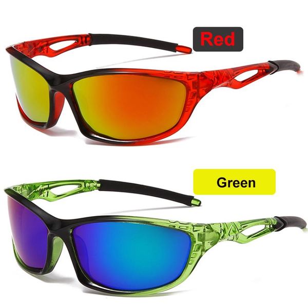 

2021 New Sport Polarized Sunglasses Men Brand Design Car Driving Sun Glasses Male Anti-Glare Fishing Goggles UV400 Oculos K109, White;black