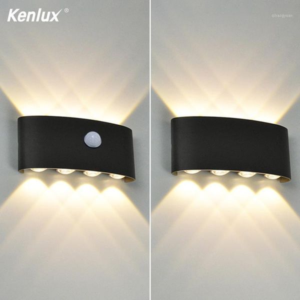 

led wall lamp motion sensor light fixture indoor wall sconce minimalist stair bedroom bedside living room home hallway lighting1