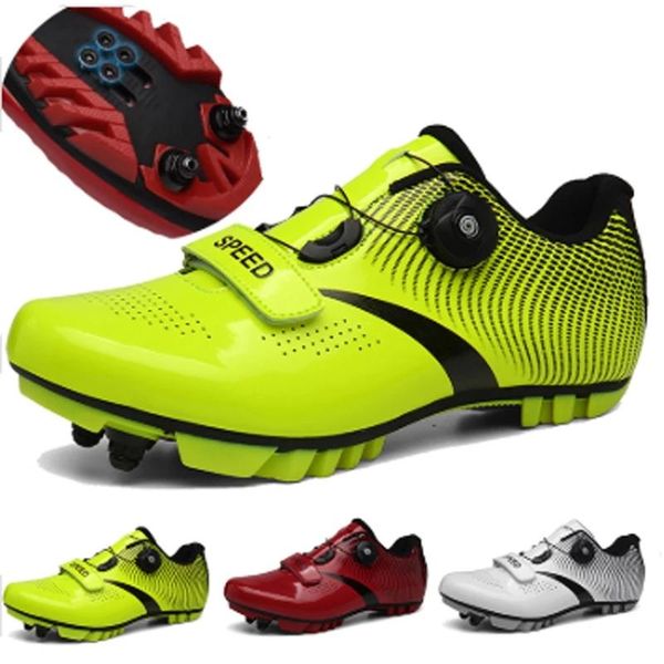 

cycling footwear men professional athletic bicycle shoes sneakers mtb self-locking road bike sapatilha ciclismo unisex, Black