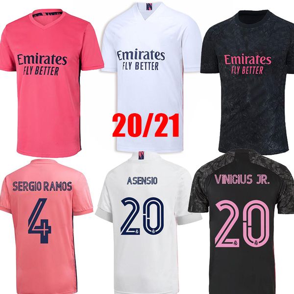 

2020 real madrid jerseys 2021 hazard isco reinie soccer jerseys sergio ramos modric f.mendy football shirt 20 21 camisetas ea sports, Black