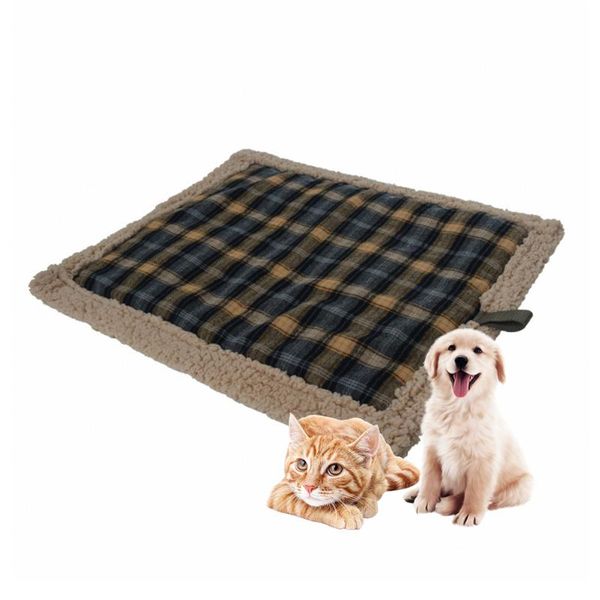 

pet dog cat winter warm electric heated pad cat bed self-heating blanket anti-scratch dog heating mat sleeping bed