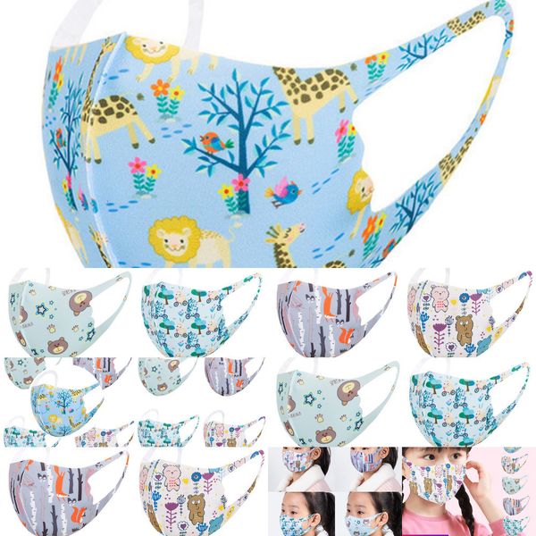 

designer children's mask masks face cartoon kids face printed masks can wash children's protect cg4j