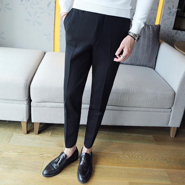 

pantalon hombre vestir dress pants mens grey formal pants for mens black suit slim fit business men trousers formal social1