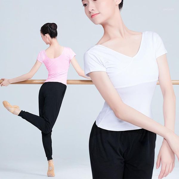 

stage wear girls ballet dance full cotton ballerina practice exercise clothing for women1, Black;red