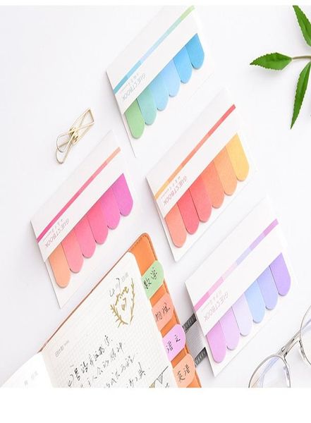 

4 шт радуга memo pad mini sticky note sheets post скрапбукинг канцтовары пункт офиса школьные принадлежности f6966 sqcvbw homes2007