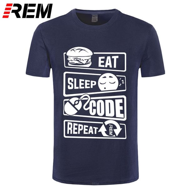 

new fashion eat sleep code programming java html comedy funny printed casual short sleeve tees hooded sweatshirt hoodie men t shirt